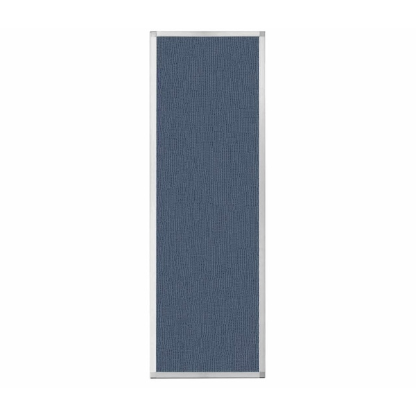 Hush Panel Configurable Cubicle Partition 2' x 6' Ocean Fabric